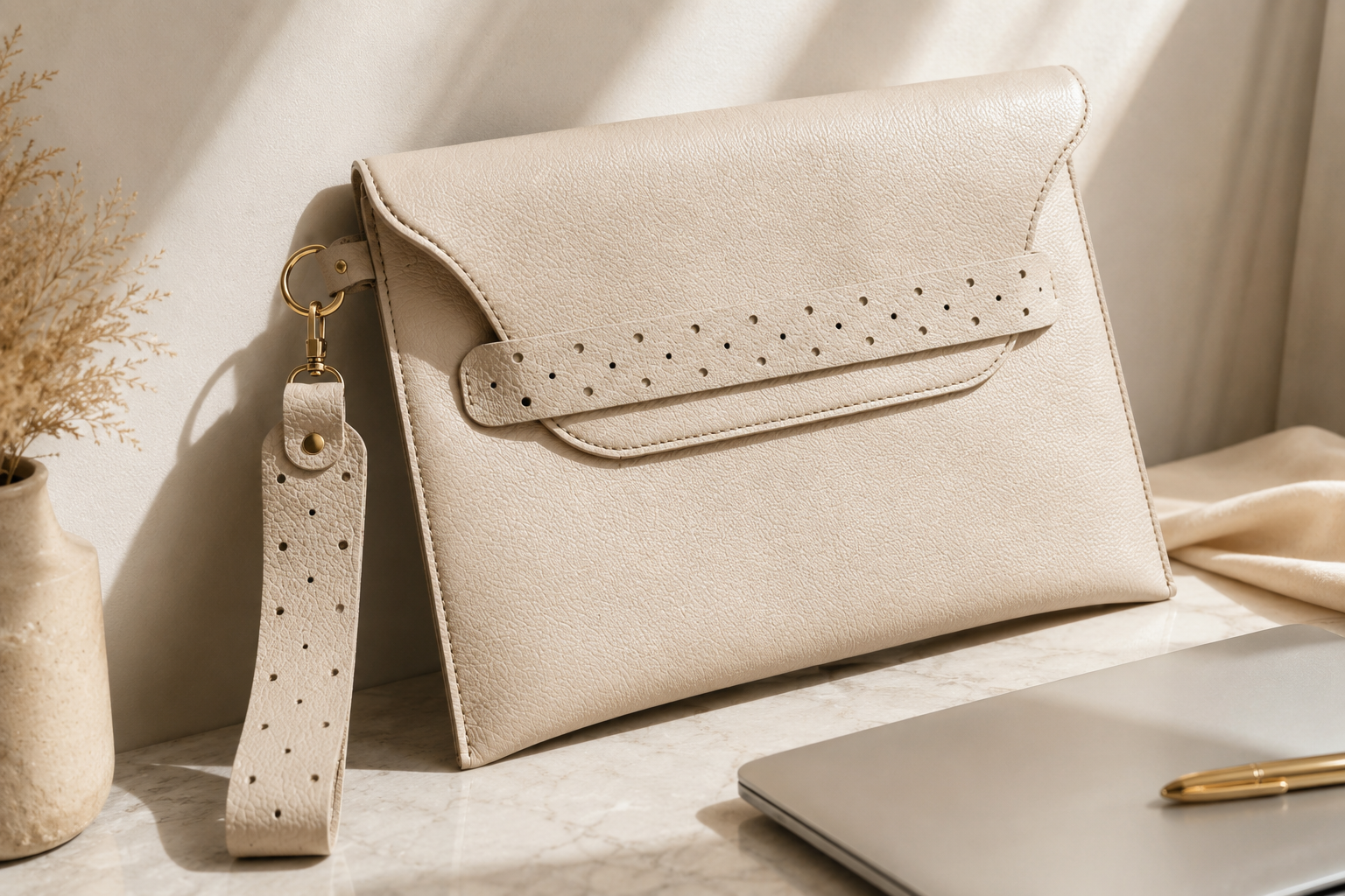 Minimalist Perforated Laptop Sleeve