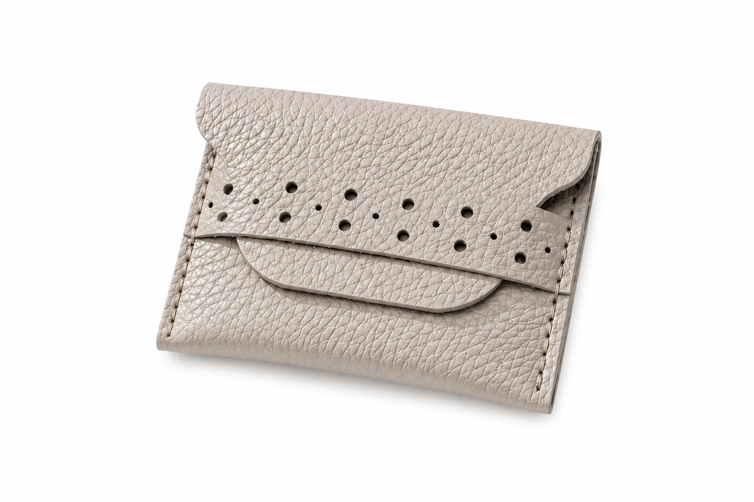 Minimalist Genuine Leather Mini Wallet – Compact Card Holder
