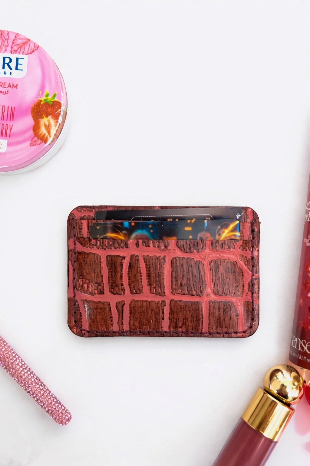 Vintage Croc Card Holder