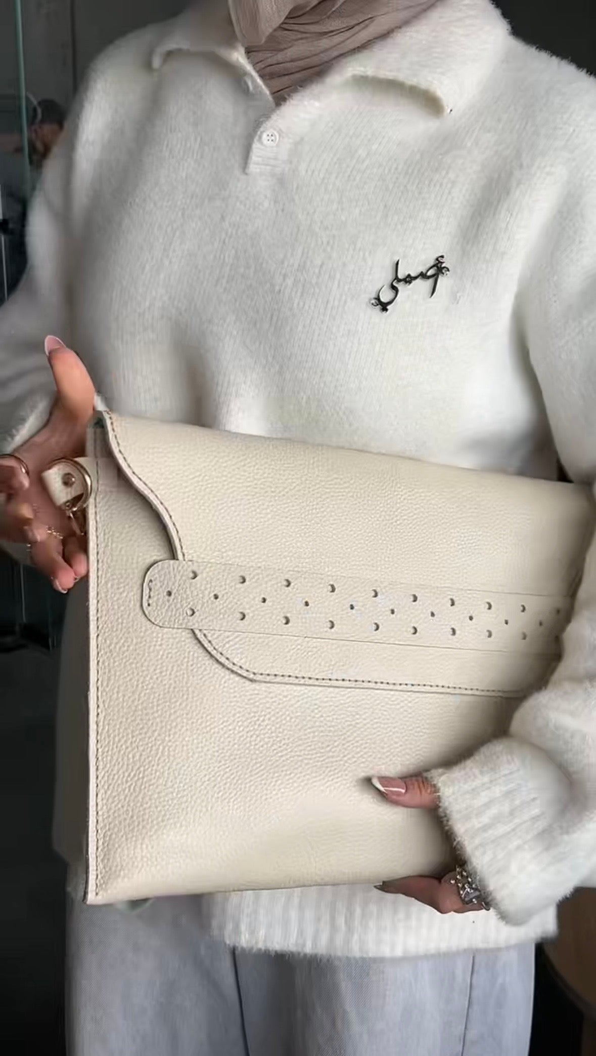 Elise Leather Laptop Sleeve