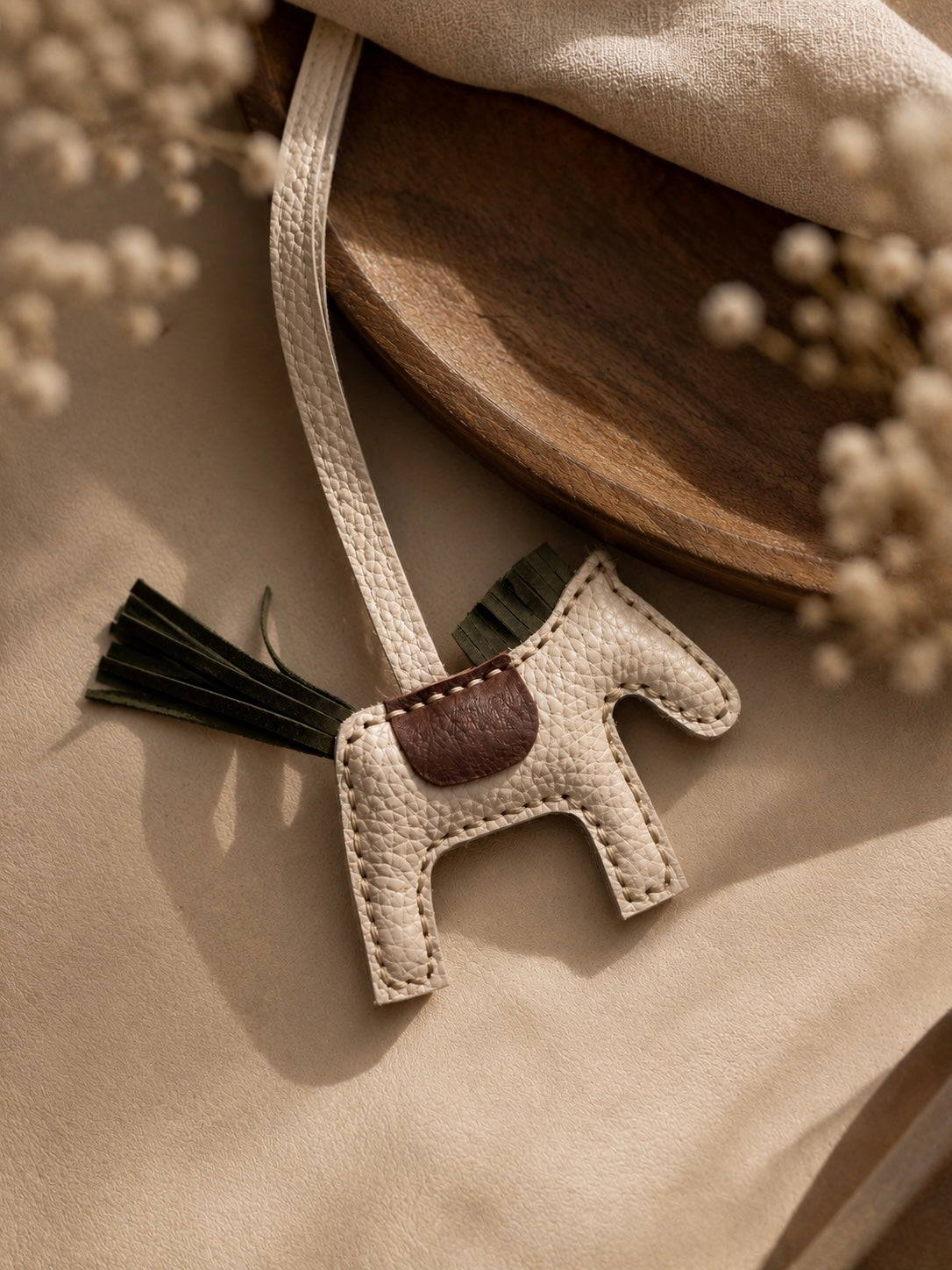 Handcrafted Genuine Leather Horse – Premium Bag Charm