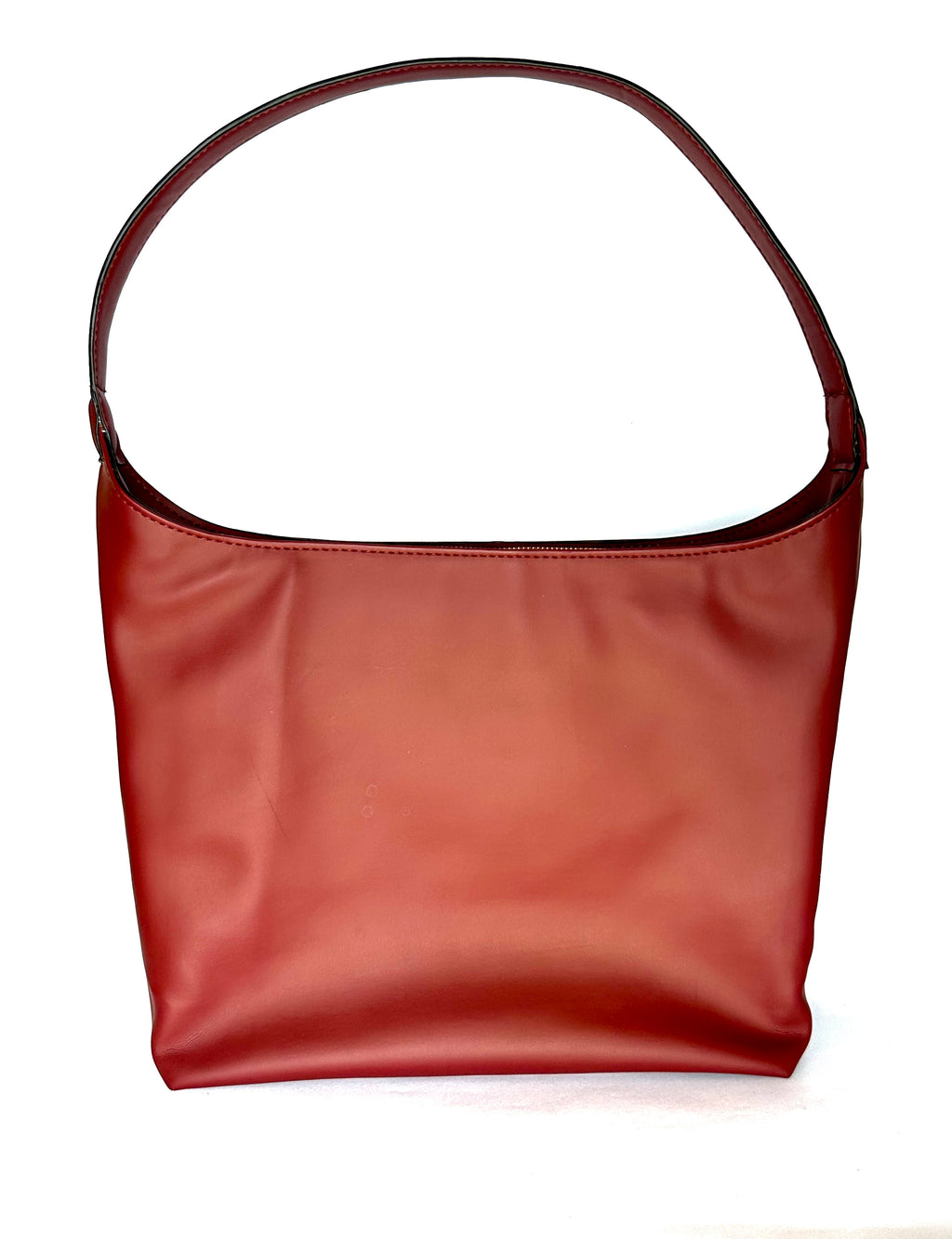Burgundy Leather Tote Bag
