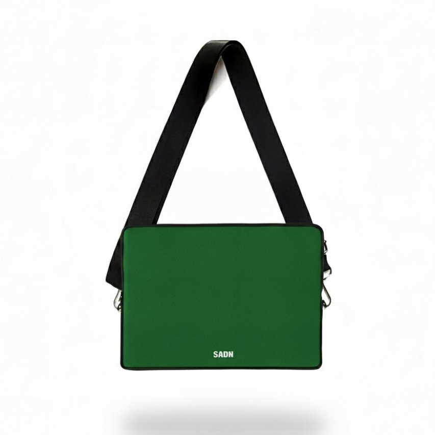 Green laptop sleeve