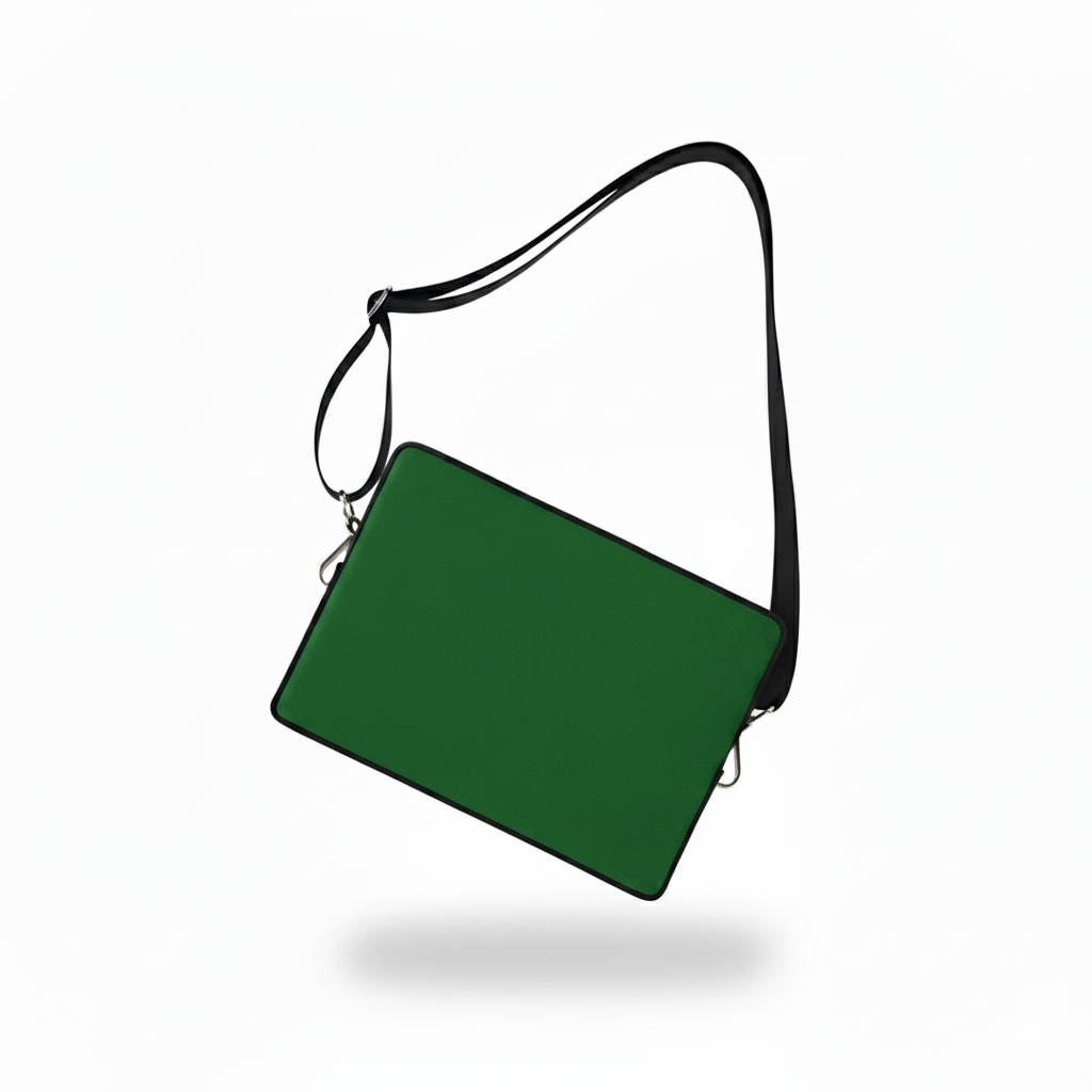 Green laptop sleeve